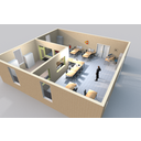 Salle actuelle vue de dessus